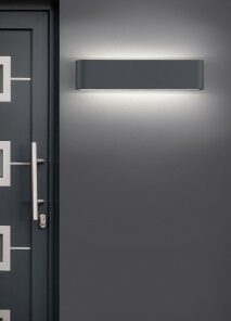 Φωτιστικό Τοίχου Trio Lighting LED 8W Ανθρακί Αλουμίνιο 800lm 3000K IP54 226460242