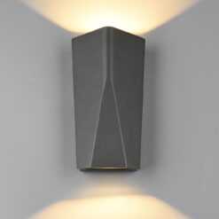 Φωτιστικό Τοίχου Trio Lighting LED 4,5W Ανθρακί Αλουμίνιο 450lm 3000K IP65 226560242