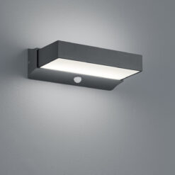 Φωτιστικό Τοίχου Trio Lighting LED 11W Ανθρακί Αλουμίνιο 1100lm 3000K IP54 226669242