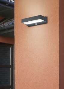 Φωτιστικό Τοίχου Trio Lighting LED 11W Ανθρακί Αλουμίνιο 1100lm 3000K IP54 226669242