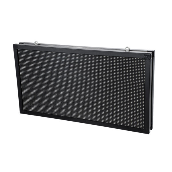 GloboStar® DISPLAY 90814 LED Scrolling Display 96x48cm - Κυλιόμενη Ψηφιακή Πινακίδα / Επιγραφή Διπλής Όψης P10 LED SMD AC 220-240V - Λειτουργία μέσω Wi-Fi με Εφαρμογή APP - Αισθήτηρας Θερμοκρασίας και Υγρασίας - Αδιάβροχο IP65 - Μ102 x Π11 x Υ54.5cm - Μπλε - 1 Χρόνο Εγγύηση