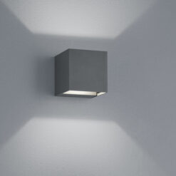 Φωτιστικό Τοίχου Trio Lighting LED 3W Ανθρακί Αλουμίνιο 240lm 3000K IP54 226860242