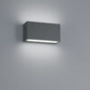 Φωτιστικό Τοίχου Trio Lighting LED 10W  Ανθρακί Αλουμίνιο 800lm 3000K IP65 226960242