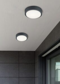Φωτιστικό Τοίχου Trio Lighting LED 8,5W Ανθρακί Αλουμίνιο 850lm 3000K IP54 227260142