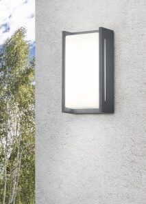 Φωτιστικό Τοίχου Trio Lighting LED 8,5W Ανθρακί Αλουμίνιο 850lm 3000K IP54 227360142