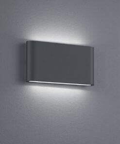 Φωτιστικό Τοίχου Trio Lighting LED 4,5W Ανθρακί Αλουμίνιο 400lm 3000K IP54 227660242