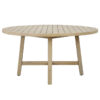 Dinner table Spice pakoworld natural acacia wood D150x75cm 228-000001