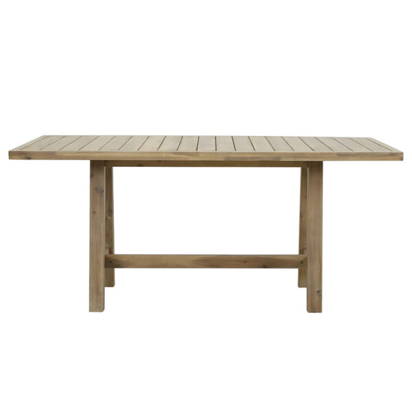 Dinner table Malibu pakoworld natural acacia wood 170x90x75.5cm 228-000006