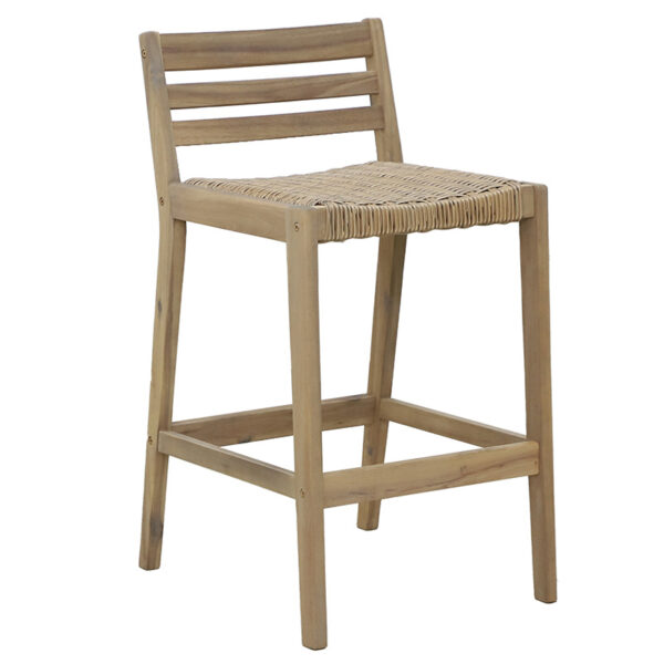 Bar stool Bravo pakoworld natural acacia wood 228-000012