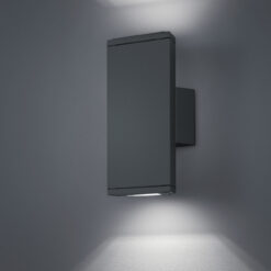 Φωτιστικό Τοίχου Trio Lighting LED 3W Ανθρακί Αλουμίνιο 260lm 3000K IP54 228460242