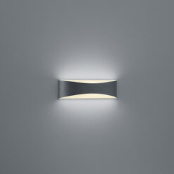 Φωτιστικό Τοίχου Trio Lighting LED 9W Ανθρακί Αλουμίνιο 850lm 3000K IP65 228560242