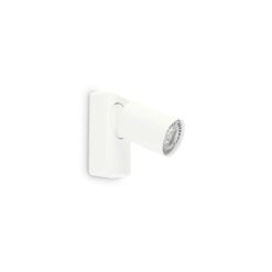 IDEAL LUX Απλίκα Τοίχου RUDY 1xGU10 Λευκού Χρώματος – 229027