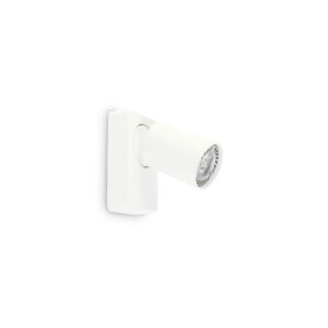 IDEAL LUX Απλίκα Τοίχου RUDY 1xGU10 Λευκού Χρώματος – 229027
