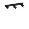 IDEAL LUX Φωτιστικό Οροφής RUDY 3xGU10 Μαύρου Χρώματος – 229058