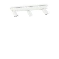 IDEAL LUX Φωτιστικό Οροφής RUDY 3xGU10 Λευκού Χρώματος – 229065
