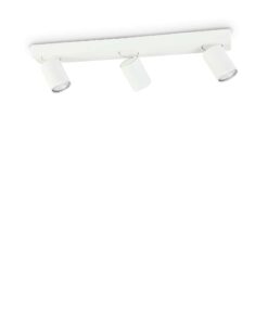 IDEAL LUX Φωτιστικό Οροφής RUDY 3xGU10 Λευκού Χρώματος – 229065