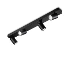 IDEAL LUX Φωτιστικό Οροφής RUDY 4xGU10 Μαύρου Χρώματος – 229072