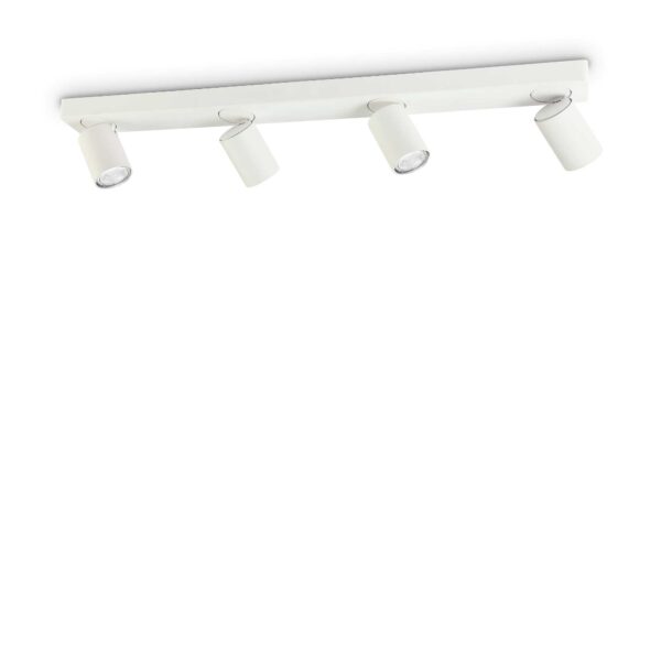 IDEAL LUX Φωτιστικό Οροφής RUDY 4xGU10 Λευκού Χρώματος – 229089