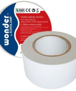 ΤΑΙΝΙΑ 48Χ20 ΛΕΥΚΗ EUROLAMP – 147-34032