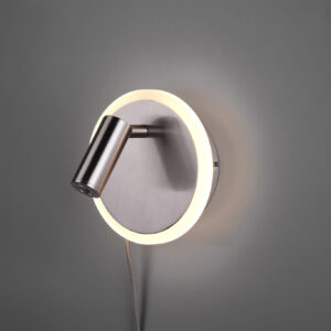 Φωτιστικό Τοίχου Trio Lighting LED 5W  Νίκελ Ματ Μεταλλικό 550lm 3000K  229210207