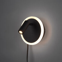 Φωτιστικό Τοίχου Trio Lighting LED 5W Μαύρο Ματ Μεταλλικό 550lm 3000K 229210232