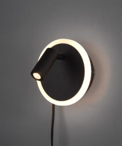 Φωτιστικό Τοίχου Trio Lighting LED 5W Μαύρο Ματ Μεταλλικό 550lm 3000K 229210232