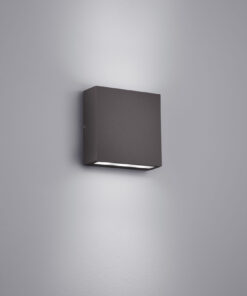 Φωτιστικό Τοίχου Trio Lighting LED 3W Ανθρακί Αλουμίνιο 180lm 3000K IP54 229360242