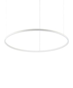IDEAL LUX Κρεμαστό Φωτιστικό ORACLE SLIM SP LED 55W 3000K Λευκού Χρώματος – 229478