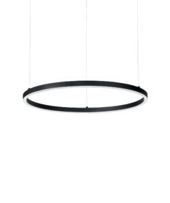 IDEAL LUX Κρεμαστό Φωτιστικό ORACLE SLIM LED 32W 3000K Μαύρου Χρώματος – 229492