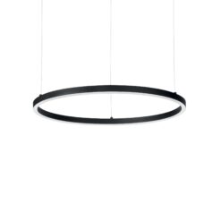 IDEAL LUX Κρεμαστό Φωτιστικό OFFICE LED 30W 4000K Μαύρου Χρώματος – 271200