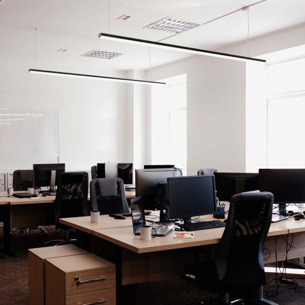 Φωτιστικό Οροφής LED 40W 4000K 1.2m IP65 Μαύρου Χρώματος V-TAC – 23000