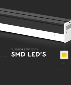 Φωτιστικό Οροφής LED 40W 4000K 1.2m IP65 Μαύρου Χρώματος V-TAC – 23000