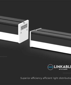 Φωτιστικό Οροφής LED 40W 4000K 1.2m IP65 Μαύρου Χρώματος V-TAC – 23000