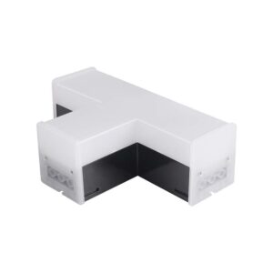 LED φωτιστικό σύνδεσμος σε σχήμα Τ 10W ψυχρό λευκό 6500K με μαύρο σώμα V-TAC – 10170