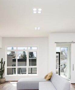 Χωνευτό φωτιστικό Spot 4xGU10 τετράγωνο λευκό V-TAC – 23003