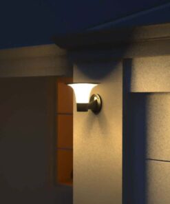 Επιτοίχιο Φωτιστικό LED 15W 4000K IP65 Μαύρου Χρώματος Ηλιακό με Ανιχνευτή V-TAC – 23004