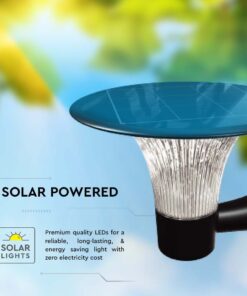 Επιτοίχιο Φωτιστικό LED 15W 4000K IP65 Μαύρου Χρώματος Ηλιακό με Ανιχνευτή V-TAC – 23004