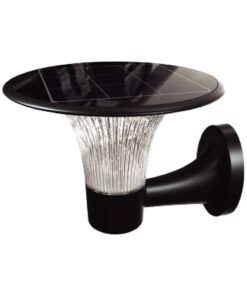 Επιτοίχιο Φωτιστικό LED 15W 4000K IP65 Μαύρου Χρώματος Ηλιακό με Ανιχνευτή V-TAC – 23004