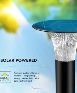 Φωτιστικό Κολωνάκι Κήπου LED 15W 4000K Ηλιακό με Ανιχνευτή κίνησης Μαύρου Χρώματος IP65 V-TAC – 23006