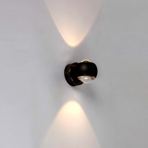 LED απλίκα Up-Down 10W 3000K θερμό λευκό με μαύρο σώμα V-TAC – 23007