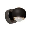 LED απλίκα Up-Down 10W 3000K θερμό λευκό με μαύρο σώμα V-TAC – 23007