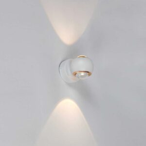 LED απλίκα Up-Down 10W 3000K θερμό λευκό με λευκό σώμα V-TAC – 23008