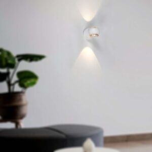 LED απλίκα Up-Down 10W 3000K θερμό λευκό με λευκό σώμα V-TAC – 23008