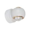 LED απλίκα Up-Down 10W 3000K θερμό λευκό με λευκό σώμα V-TAC – 23008