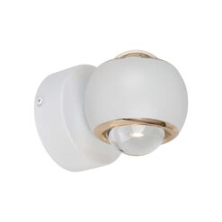 LED απλίκα Up-Down 10W 3000K θερμό λευκό με λευκό σώμα V-TAC – 23008