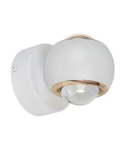 LED απλίκα Up-Down 10W 3000K θερμό λευκό με λευκό σώμα V-TAC – 23008