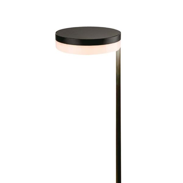 LED ηλιακό φωτιστικό κήπου δαπέδου 2W IP54 θερμό λευκό 3000Κ με μαύρο σώμα V-TAC – 23011
