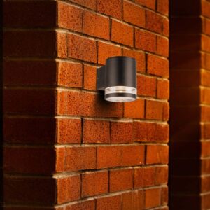 Ηλιακό Επιτοίχιο Φωτιστικό LED Σποτ Down 0.55W Μαύρο V-TAC Θερμό Λευκό 3000K  – 23012