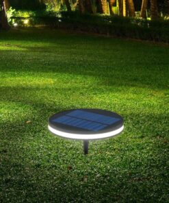 LED ηλιακό φωτιστικό καρφί 1.8W θερμό λευκό 3000K μαύρο σώμα V-TAC – 23015