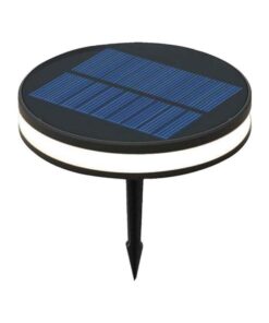 LED ηλιακό φωτιστικό καρφί 1.8W θερμό λευκό 3000K μαύρο σώμα V-TAC – 23015